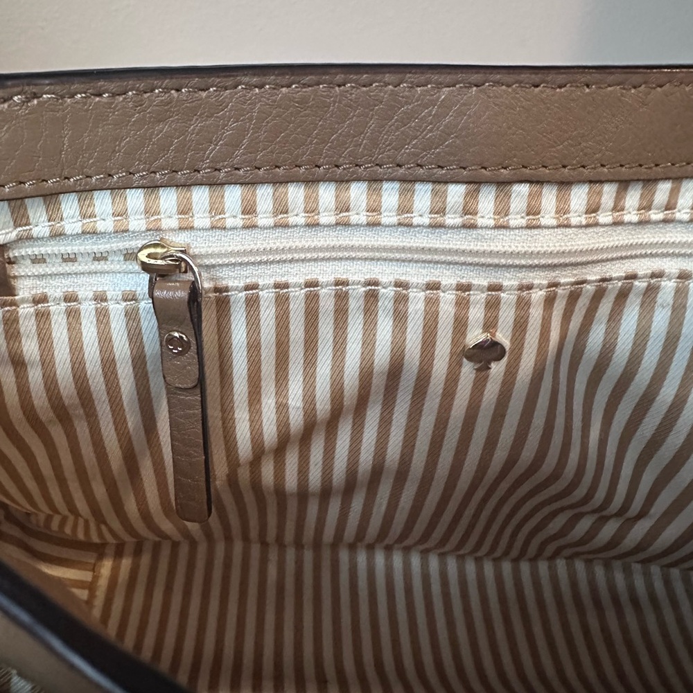 Kate Spade Tan Leather Crossbody Bag - Picture 6 of 15